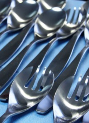 Lasermerkatut haarukat